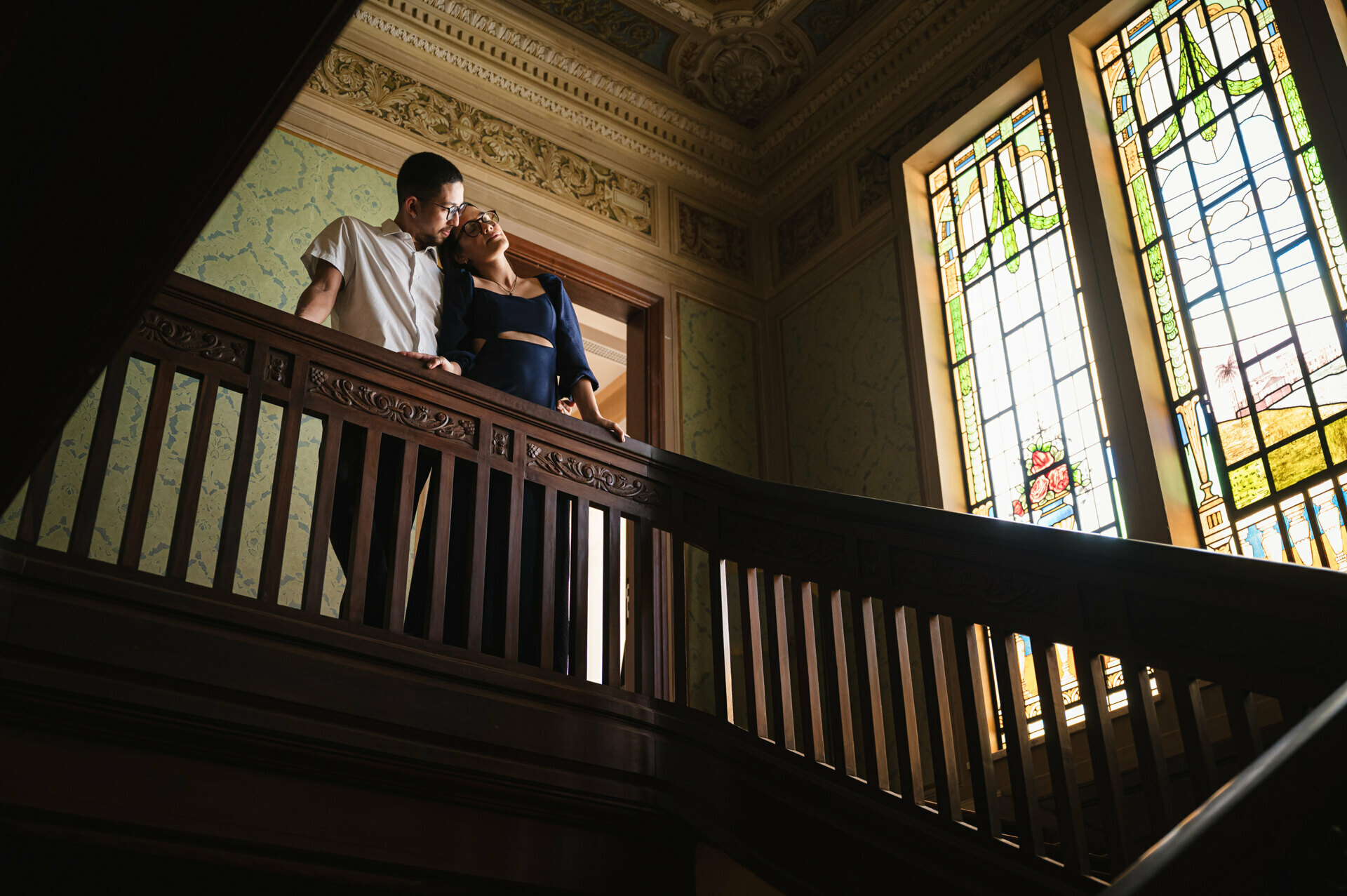 Pré Wedding na Biblioteca Sinhá Junqueira | Ribeirão Preto | Amanda e Rogério