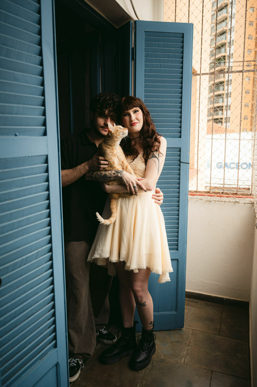 Foto prewedding loja de discos em casa sofia pedro ribeirao preto - Imagem 40
