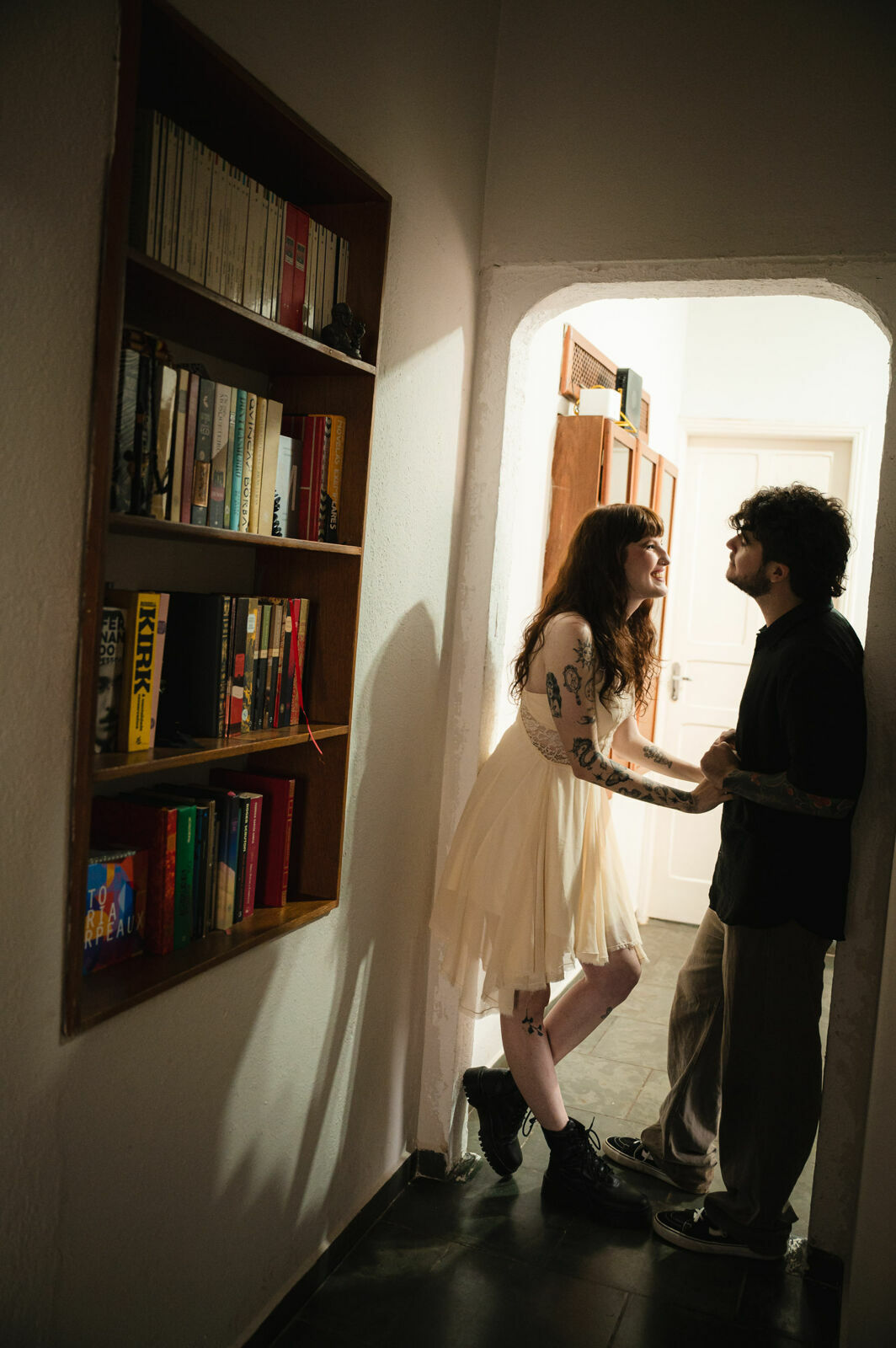 Foto prewedding loja de discos em casa sofia pedro ribeirao preto - Imagem 42