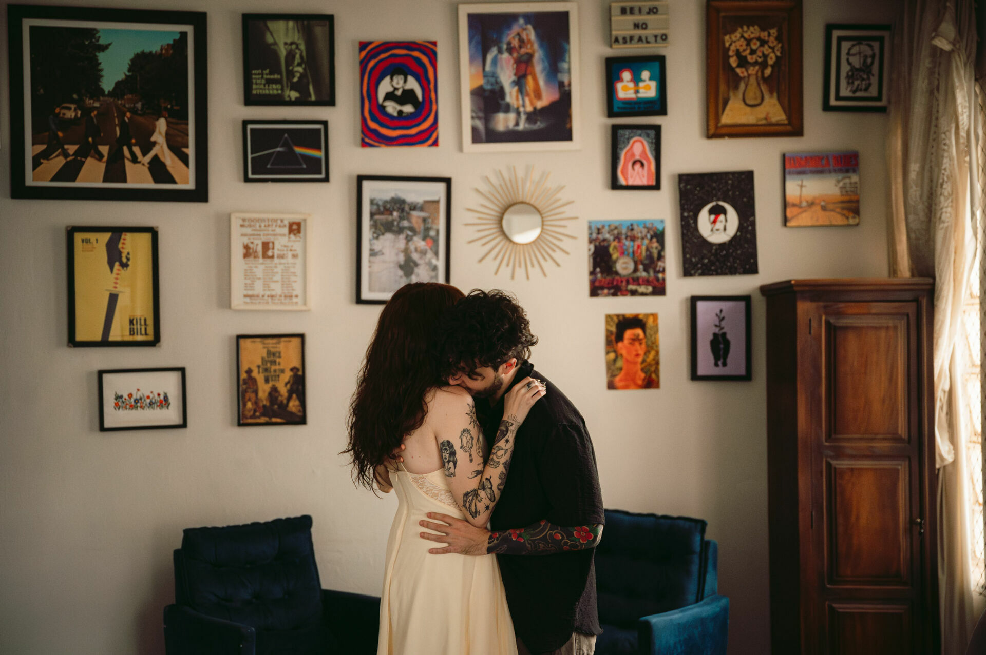 Foto prewedding loja de discos em casa sofia pedro ribeirao preto - Imagem 49