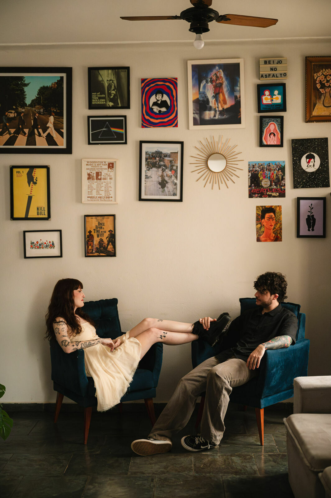 Foto prewedding loja de discos em casa sofia pedro ribeirao preto - Imagem 44