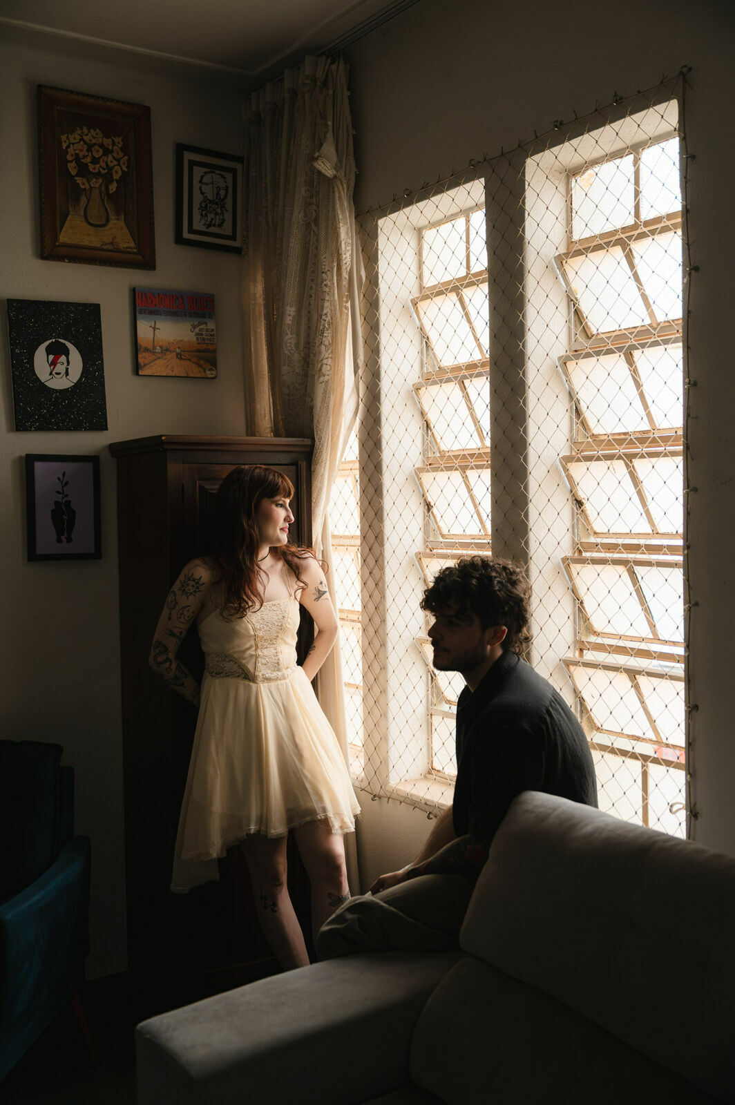Foto prewedding loja de discos em casa sofia pedro ribeirao preto - Imagem 47