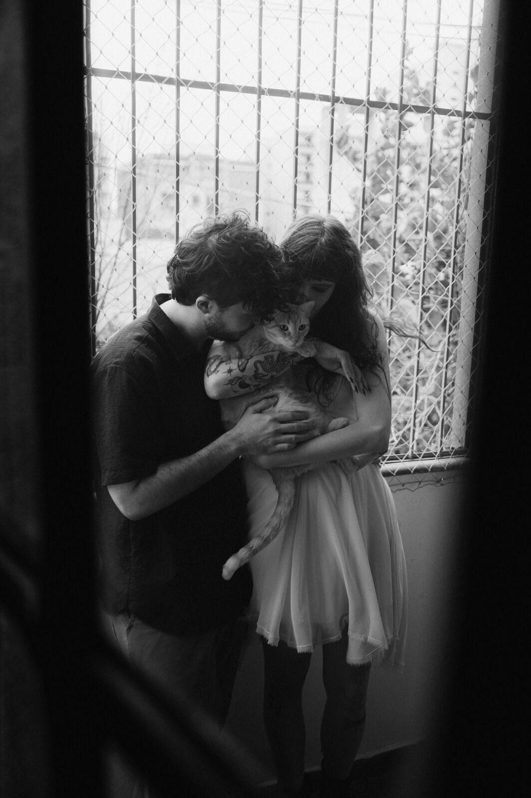 Foto prewedding loja de discos em casa sofia pedro ribeirao preto - Imagem 37