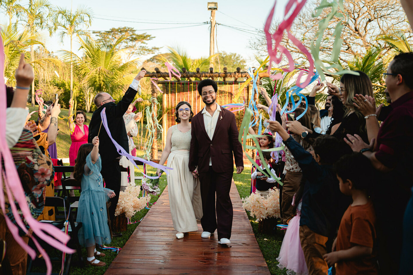 Casamento Julhino no Recanto Seriema em Bauru | Iana & Evandro